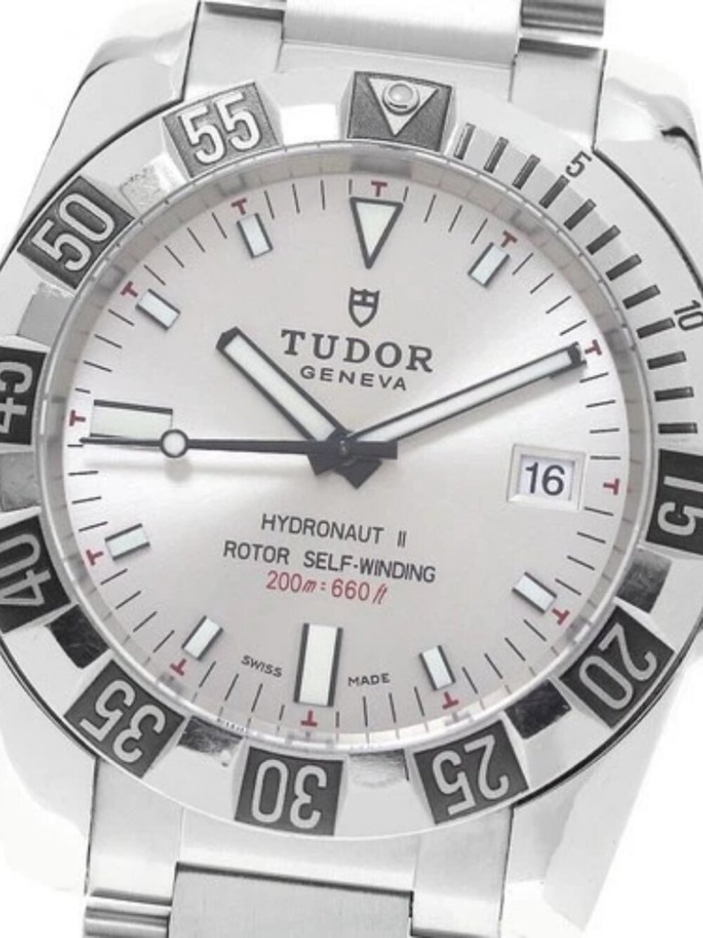 TUDOR Hydro Note 2 20040 Date Silver Dial Automatic Men's Watch_966391